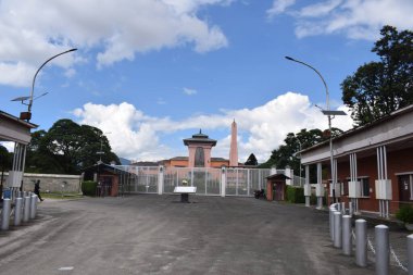 Katmandu Nepal 'deki' Narayanhiti raj darbar müzesi 'Kraliyet Sarayı