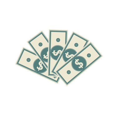 Para Simgesi. Stock Vektör İllüstrasyonu