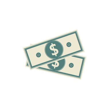 Para Simgesi. Stock Vektör İllüstrasyonu