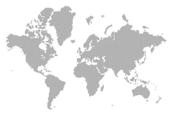 Mapa Mundo Ilustração Vetor Stocl — Vetor de Stock