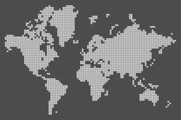 Mapa Mundo Ilustração Vetor Stocl — Vetor de Stock