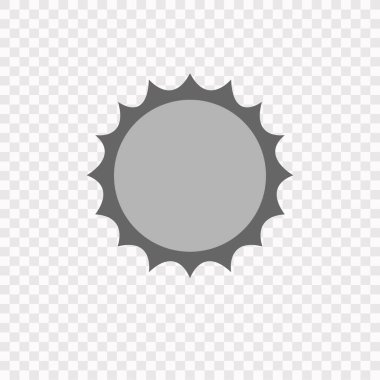 Güneş Simgesi. Vektör Stok Resimleri