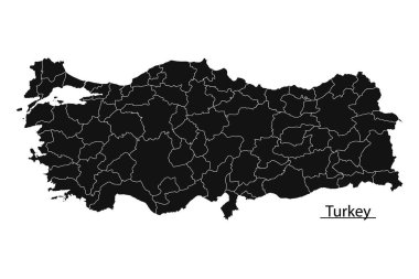 Hindi Haritası. Stock Vektör İllüstrasyonu