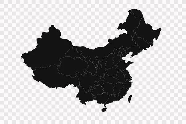 中国地図 ストックベクトルイラスト — ストックベクタ