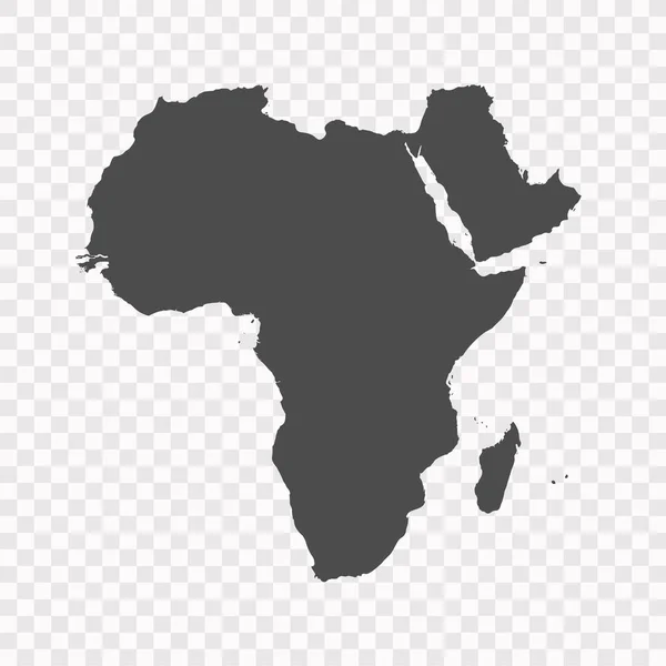 Africa Map Stock Vector Illustration — Stock Vector