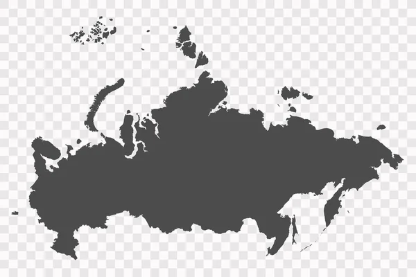Mapa Rússia Ilustração Vetor Estoque — Vetor de Stock