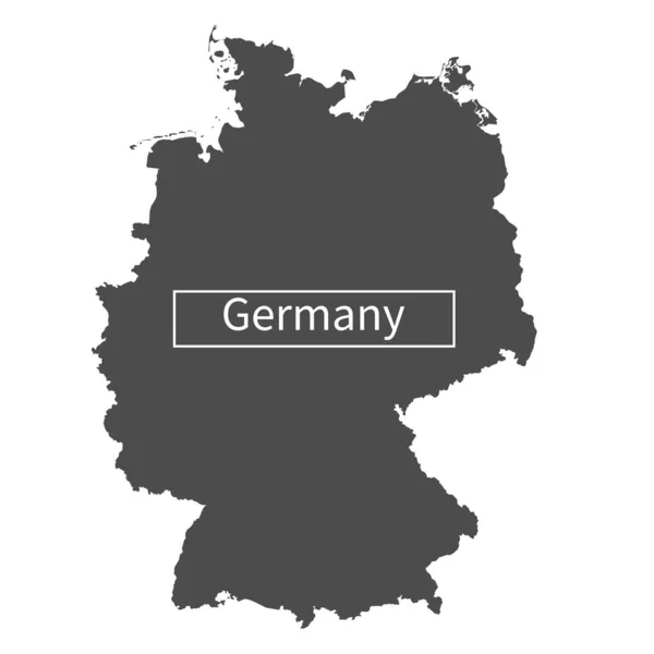Mapa Alemania Stock Vector Ilustración — Vector de stock