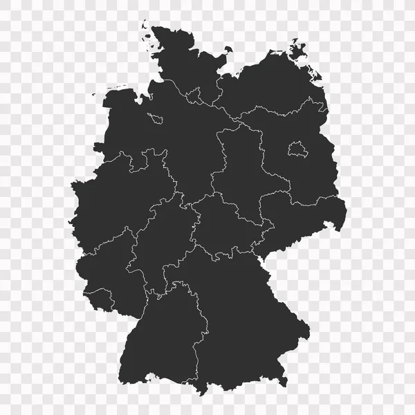 Mapa Alemania Stock Vector Ilustración — Vector de stock