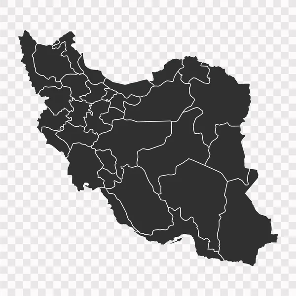Χάρτης Ιράν Εικονογράφηση Διανύσματος Αποθέματος — Διανυσματικό Αρχείο