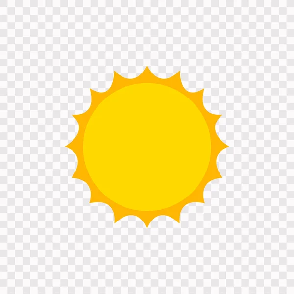 Εικονίδιο Ήλιου Εικονογράφηση Αρχείου Διανύσματος — Διανυσματικό Αρχείο