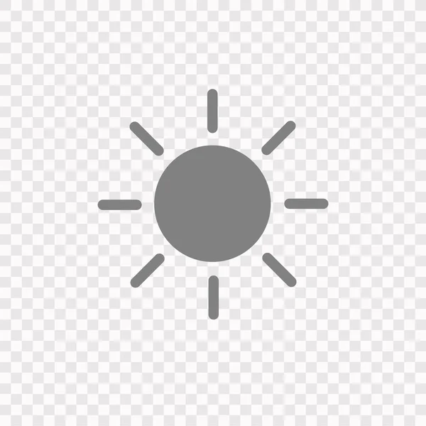 Sun Icon Ilustración Stock Vectores — Archivo Imágenes Vectoriales