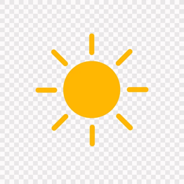 Икона Солнца Векторная Фондовая Биржа — стоковый вектор