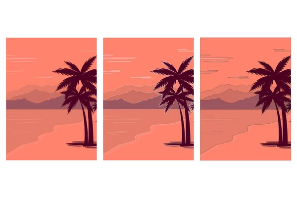 Fundo Verão Ilustração Vetor Estoque —  Vetores de Stock