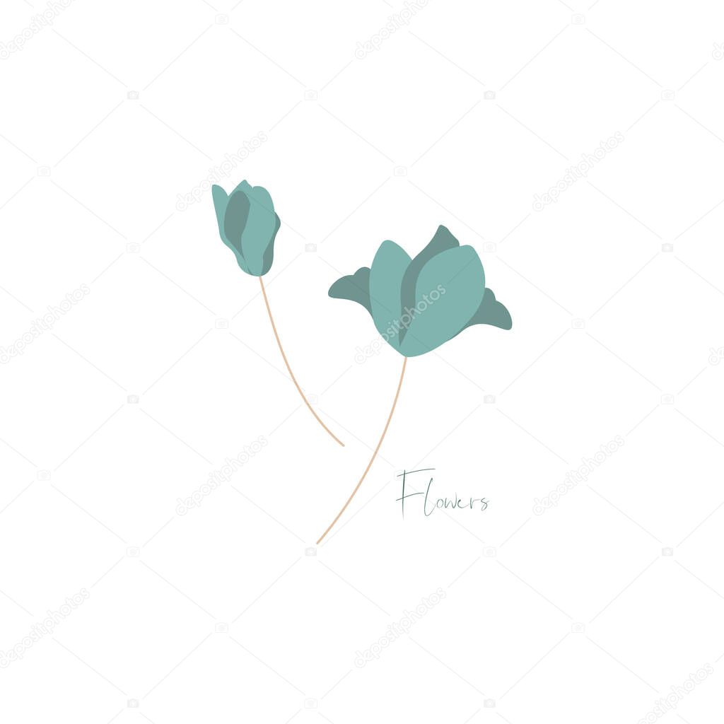 Flower icon. Stock Vector Illustration