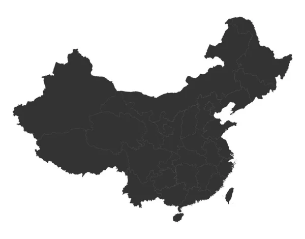 China Karte Illustration Zum Aktienvektor — Stockvektor