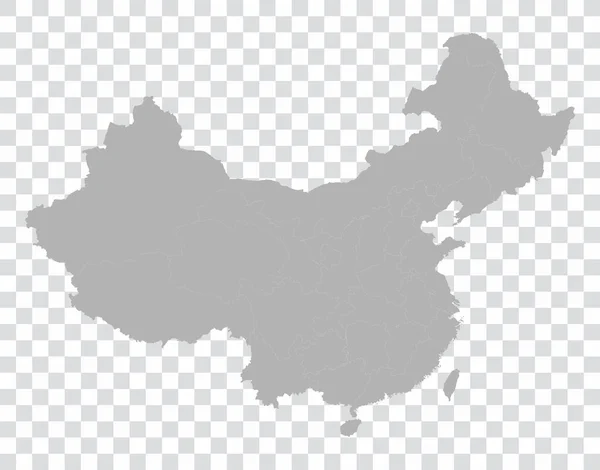 中国地図 ストックベクトルイラスト — ストックベクタ