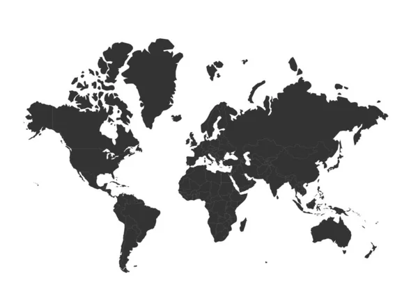 世界地图 存货矢量图解 — 图库矢量图片