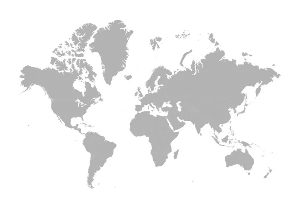 Peta Dunia Ilustrasi Vektor Stok - Stok Vektor