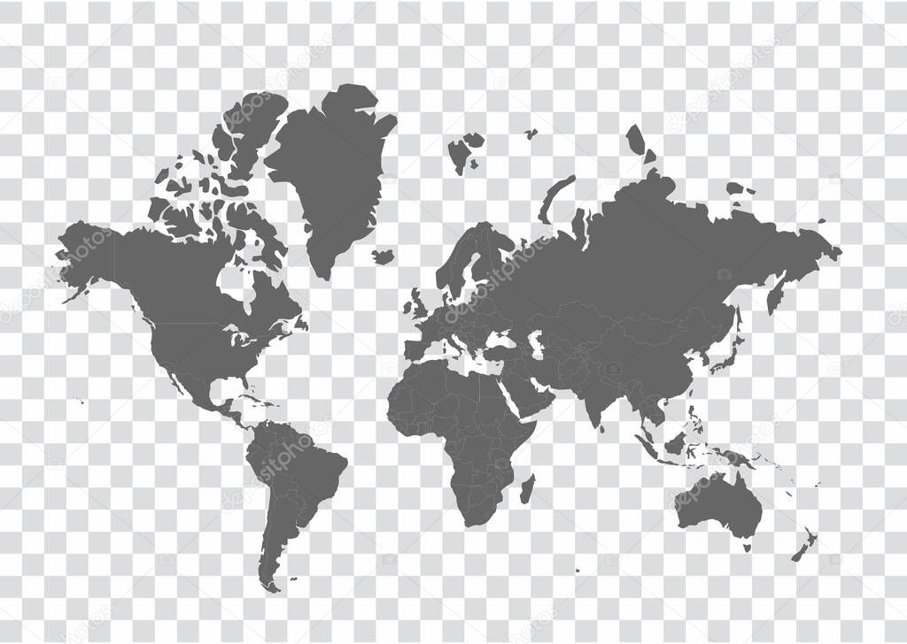 World Map. Stock Vector Illustration