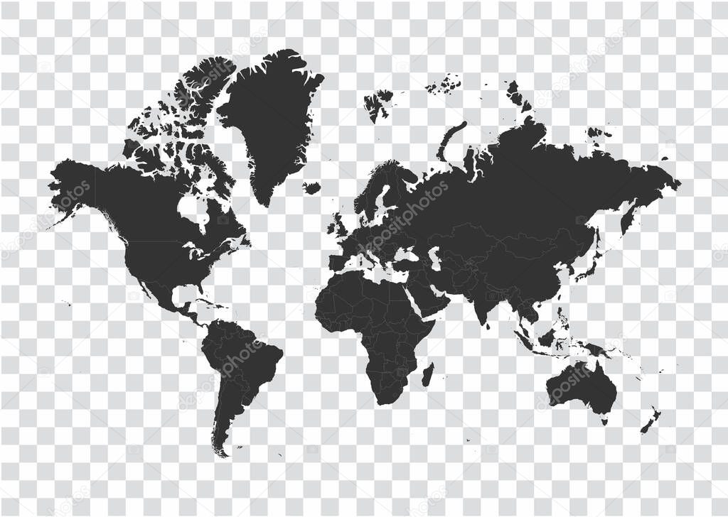 World Map. Stock Vector Illustration