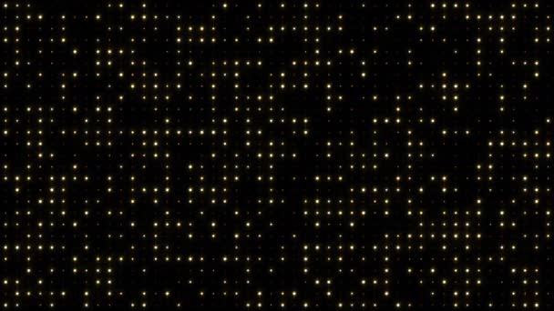 Tablero Luces Chispeantes Animación Luces Brillantes Fondo — Vídeos de Stock