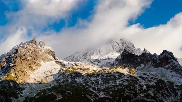 Panorama Tatr Wiosna Góry Krajobraz Słowacja — Zdjęcie stockowe