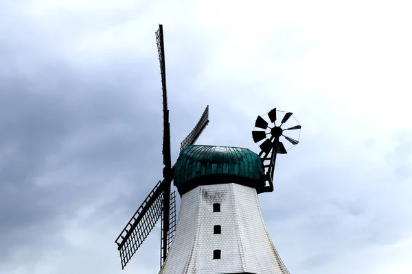 Windmill Amanda Στο Κέντρο Του Kappeln Γερμανία — Φωτογραφία Αρχείου