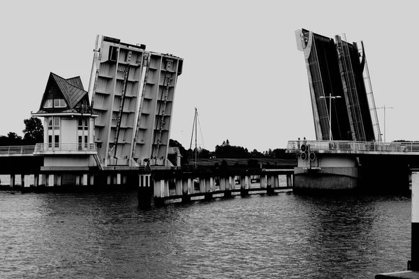 Schleibruecke Kappeln Szlezwik Holsztyn Niemcy — Zdjęcie stockowe