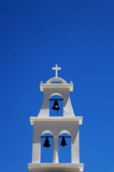 Campanario Una Iglesia Griega —  Fotos de Stock