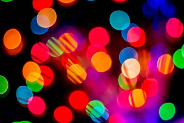 Soyut Bokeh bulanık renk ışığı arka planı kullanabilir