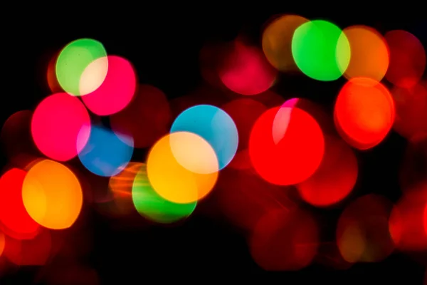 Résumé Lumière Couleur Floue Bokeh Peut Utiliser Arrière Plan — Photo