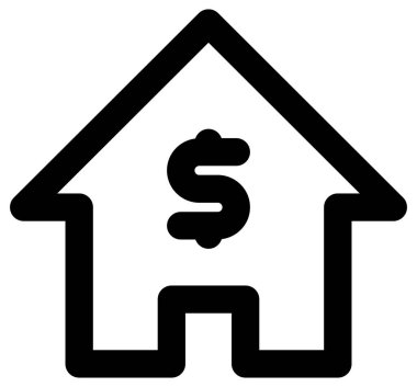 Beyaz arkaplanda bankacılık ve finans vektör simgesi 