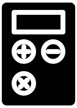 Basit ve minimalist finans cesur vektör simgesi