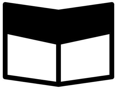 Beyaz üzerine basit ve minimalist ofis ve iş görüşmesi vektör simgesi