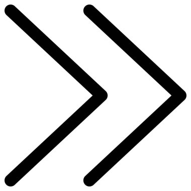 Sonraki simge beyaz arkaplanda izole edildi 