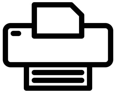 Basit ve minimalist finansman beyaz üzerine cesur vektör simgesi