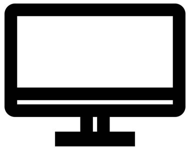 Bilgisayar vektör simgesi. Telekomünikasyon kavramı