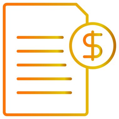 Avro belge vektörü simgesi