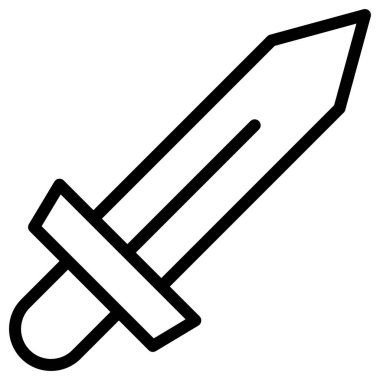 protesto simgesi, satır vektör illüstrasyonu 