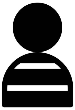 Siyah beyaz bir erkek avatarı