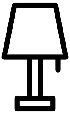 Mobilya simgesinin vektör illüstrasyonu