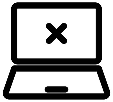 bilgisayar ve aygıt vektör simgesi