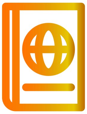 Beyaz arkaplanda izole edilmiş yaz simgesi, vektör illüstrasyonu 