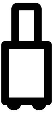 alışveriş ve seyahat vektör simgesi