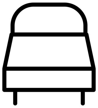 Mobilya simgesinin vektör illüstrasyonu