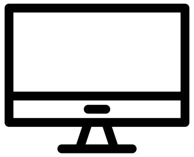 Basit ve minimalist finansman beyaz üzerine cesur vektör simgesi