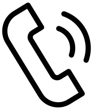 telefon alıcısı vektör simgesi