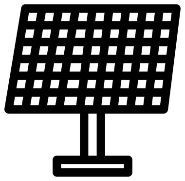 Beyaz üzerine basit ve minimalist ekoloji vektör simgesi