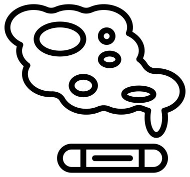 protesto simgesi, satır vektör illüstrasyonu 