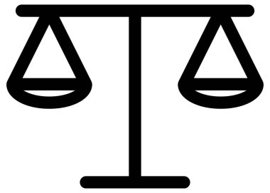 Basit ve minimalist finansman beyaz üzerine cesur vektör simgesi